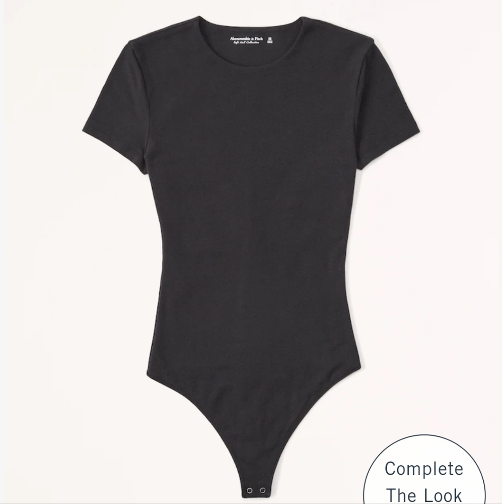 Abercrombie Short Sleeve Cotton Bodysuit